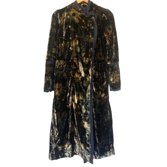 Free People Hazel Duster Crushed Velvet - Picture 2 of 16